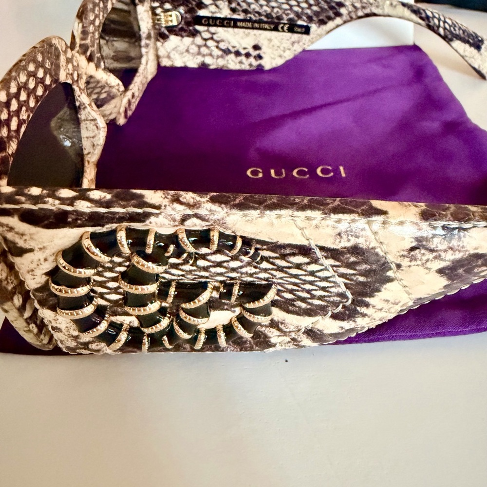 Gucci Genuine Python Sunglasses - Picture 10 of 14